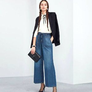 Vera Wang Soft Denim Trousers- NWT